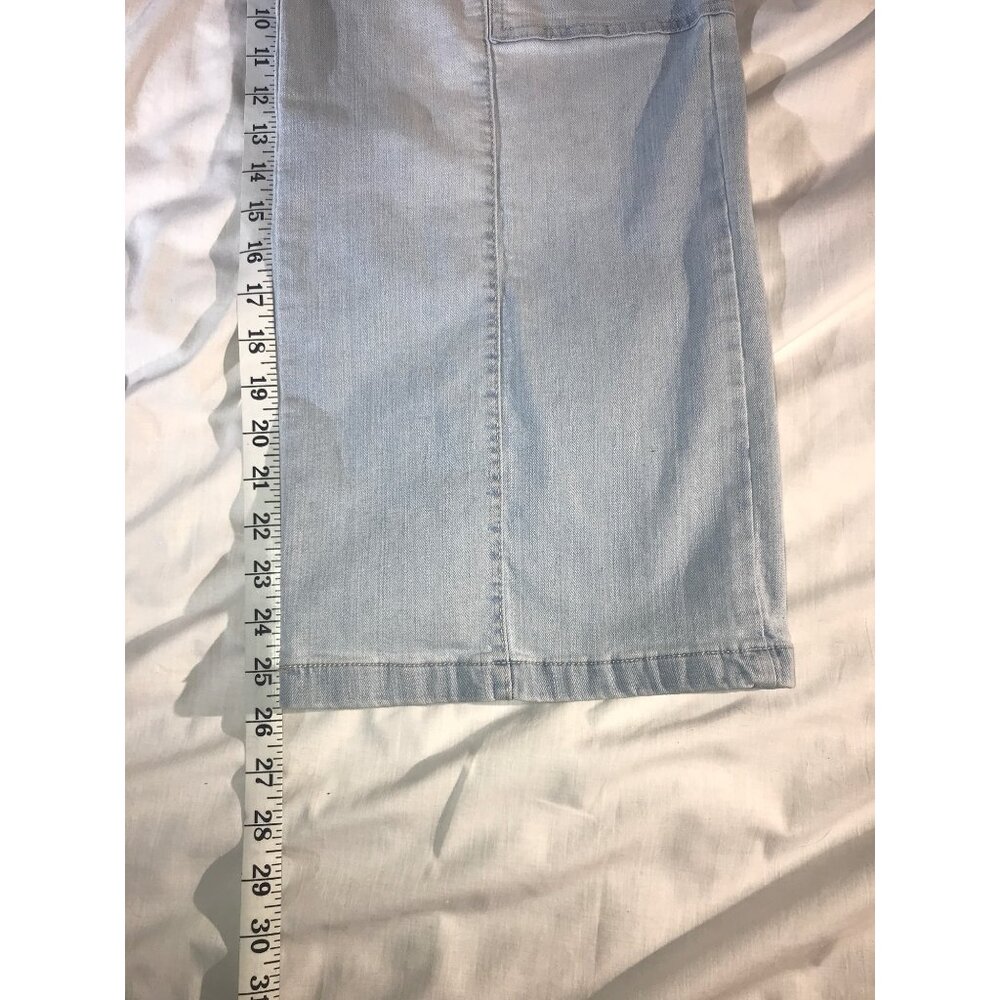 Celebrity Pink Junior Light Wash Denim Baggy Carpenter Jeans - Picture 8 of 9